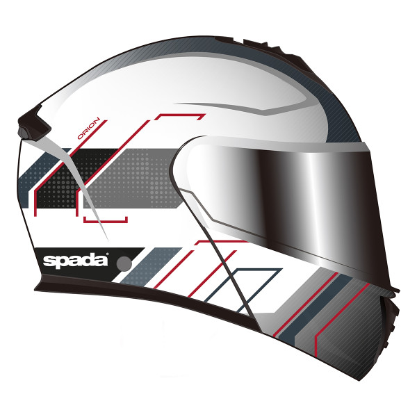 Spada Spada orion 2 (22.06) element white/grey/red x-small helmet
